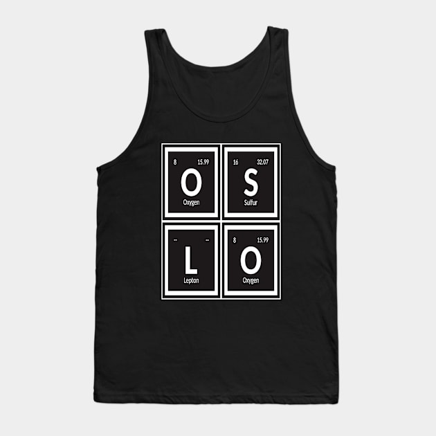 Oslo Table of Elements Tank Top by Maozva-DSGN